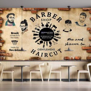 Duvar Kağıdı Barber Hair Cut C1723