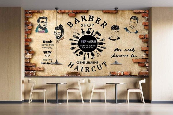 Duvar Kağıdı Barber Hair Cut C1723