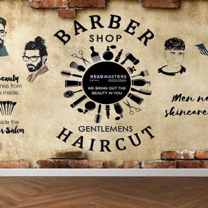 Duvar Kağıdı Barber Hair Cut C1723