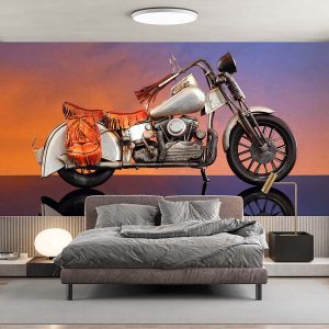 Duvar Kağıdı Antika Motorsiklet F1602