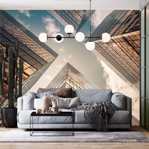 Plaza 3D Duvar Kağıdı F1287