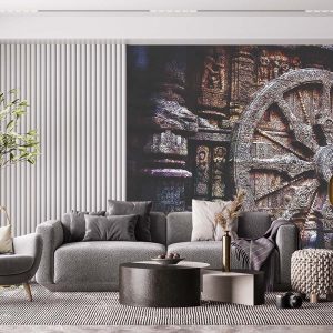 Antik Kütüphane Duvar Kağıdı F1579