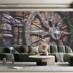 Antik Kütüphane Duvar Kağıdı F1579