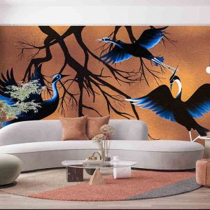 Japon Turnası Desenli Duvar Kağıdı H0037