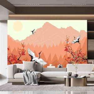 Manzara, Japon Turnası Duvar Kağıdı H0053