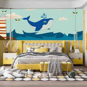 Mavi Balina Duvar Kağıdı H0075