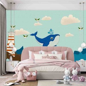 Mavi Balina Duvar Kağıdı H0075