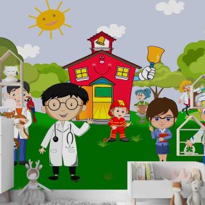 Meslek Haritası Duvar Kağıdı H0091