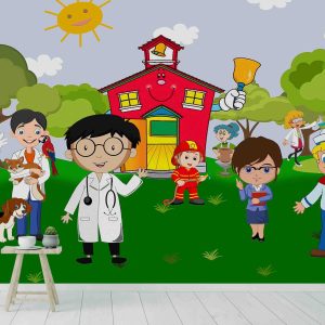 Meslek Haritası Duvar Kağıdı H0091