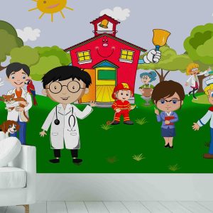 Meslek Haritası Duvar Kağıdı H0091