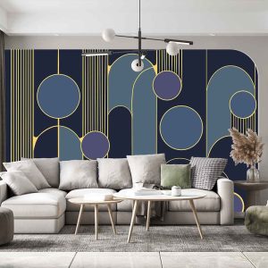 Geometrik Desen Duvar Kağıdı H0121