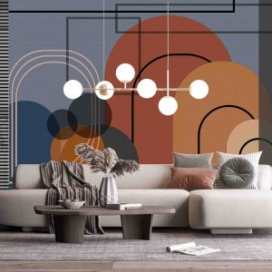 Geometrik Bohem Duvar Kağıdı H0124