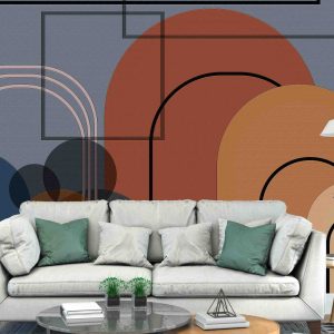 Geometrik Bohem Duvar Kağıdı H0124