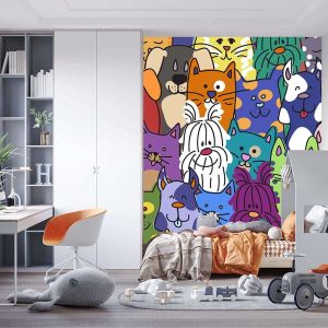 Kedi Köpek Duvar Kağıdı J0016