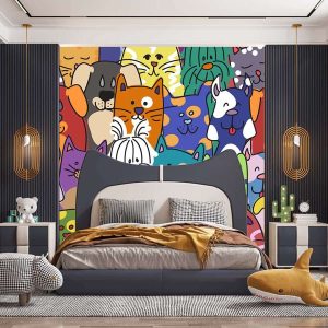 Kedi Köpek Duvar Kağıdı J0016