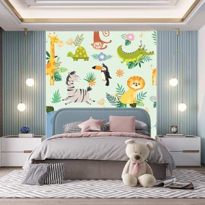 Hayvanlar Temalı Duvar Kağıdı J0027
