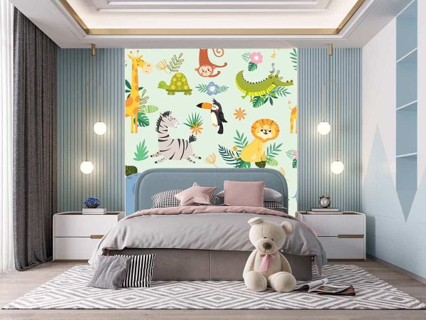 Hayvanlar Temalı Duvar Kağıdı J0027
