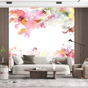 Pembe Çiçek Duvar Kağıdı P0003