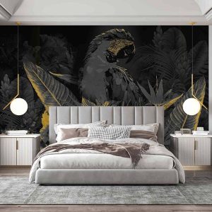 Papağan Çiçek Duvar Kağıdı