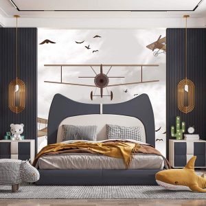 Uçak Desenli Duvar Kağıdı J0111