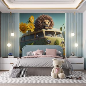 Yavru Aslan Safari Duvar Kağıtları YCO-00037