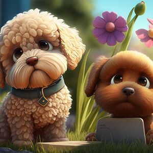 Sevimli Köpekler Çocuk Odası Duvar Kağıdı YCO-00042