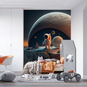 Astronot ve Gezegeni Duvar Kağıdı YCO-00212