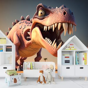 3D Dinozor Çocuk Odası Duvar Kağıdı YCO-00237