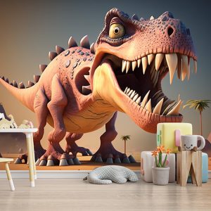 3D Dinozor Çocuk Odası Duvar Kağıdı YCO-00237