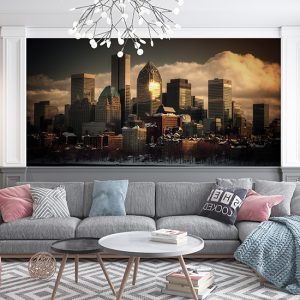 Kanada Montreal Şehri En İyi Manzara Duvar Kağıdı YD-00409