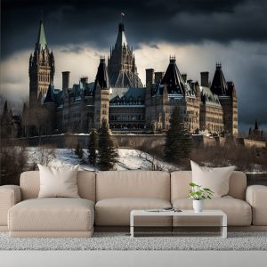 Kanada Parlamento Binası Manzara Duvar Kağıdı YD-00410
