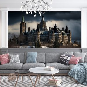 Kanada Parlamento Binası Manzara Duvar Kağıdı YD-00410