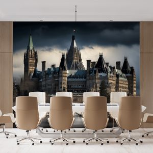 Kanada Parlamento Binası Manzara Duvar Kağıdı YD-00410