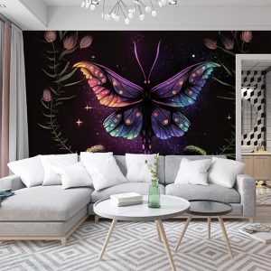 Suluboya Kelebek Duvar Kağıtları YH-00106