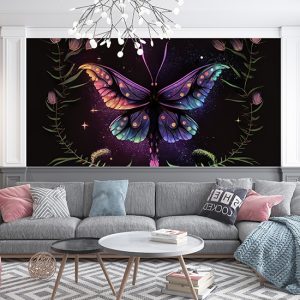 Suluboya Kelebek Duvar Kağıtları YH-00106