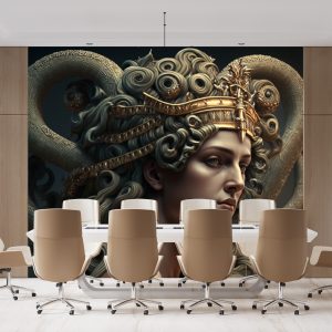 Medusa Mitolojik Duvar Kağıdı YM-00269