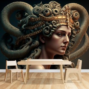 Medusa Mitolojik Duvar Kağıdı YM-00269
