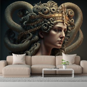 Medusa Mitolojik Duvar Kağıdı YM-00269
