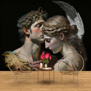 Roma Mitolojisi Cupid ve Sevgilisi Psyche Duvar Kağıdı YM-00272