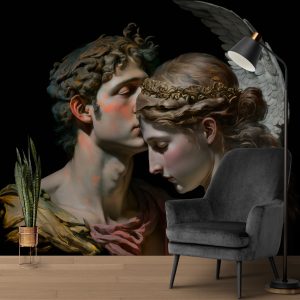 Roma Mitolojisi Cupid ve Sevgilisi Psyche Duvar Kağıdı YM-00272