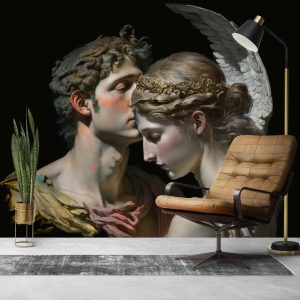 Roma Mitolojisi Cupid ve Sevgilisi Psyche Duvar Kağıdı YM-00272