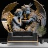 Cupid ve Sevgilisi Psyche Mitolojik Duvar Kağıdı YM-00273