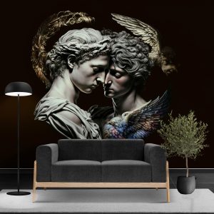 Roma Mitolojisi Cupid ve Sevgilisi Psyche Duvar Kağıdı YM-00274