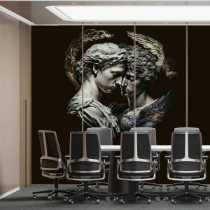 Roma Mitolojisi Cupid ve Sevgilisi Psyche Duvar Kağıdı YM-00274