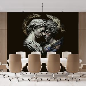 Roma Mitolojisi Cupid ve Sevgilisi Psyche Duvar Kağıdı YM-00274