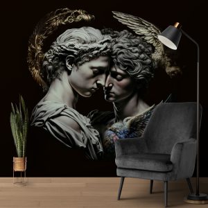 Roma Mitolojisi Cupid ve Sevgilisi Psyche Duvar Kağıdı YM-00274
