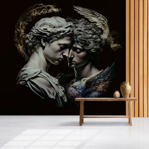 Roma Mitolojisi Cupid ve Sevgilisi Psyche Duvar Kağıdı YM-00274