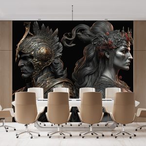 Savaş Tanrısı Ares ve Aşk Tanrıçası Afrodit Duvar Kağıdı YM-00282