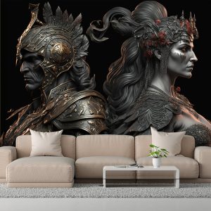 Savaş Tanrısı Ares ve Aşk Tanrıçası Afrodit Duvar Kağıdı YM-00282