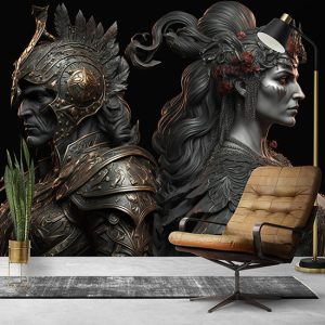 Savaş Tanrısı Ares ve Aşk Tanrıçası Afrodit Duvar Kağıdı YM-00282